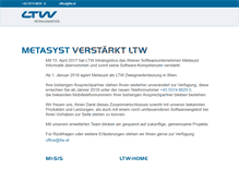 Tablet Screenshot of metasyst.at